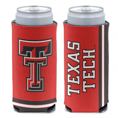 Texas Tech Red Raiders Can Cooler Slim Can Design Special Order 