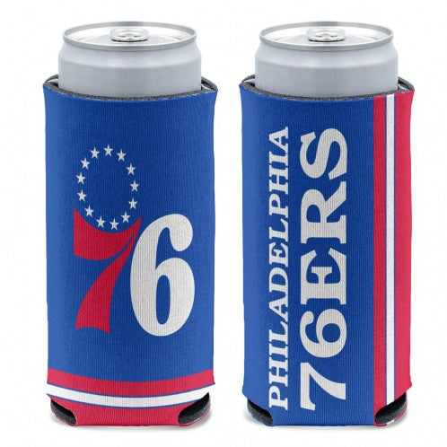 Philadelphia 76ers Can Cooler Slim Can Design Special Order 