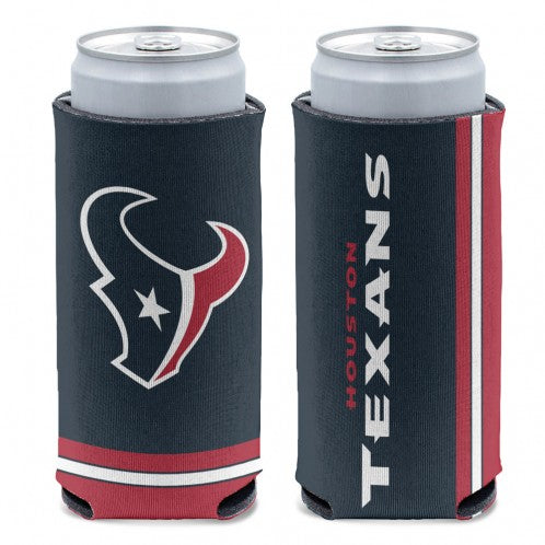 Houston Texans Can Cooler Slim Can Design Special Order 