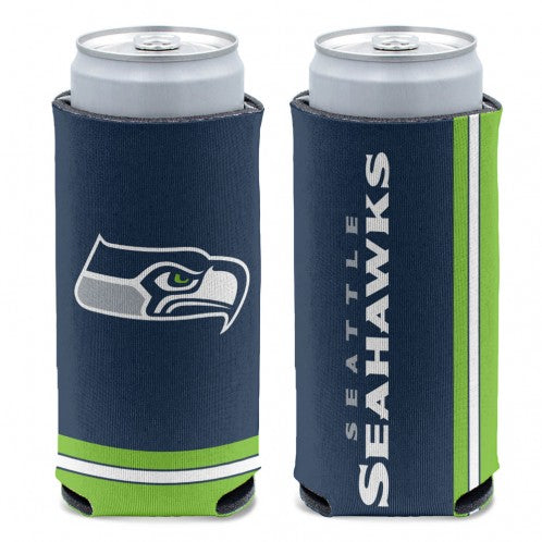 Seattle Seahawks Can Cooler Slim Can Design Special Order 