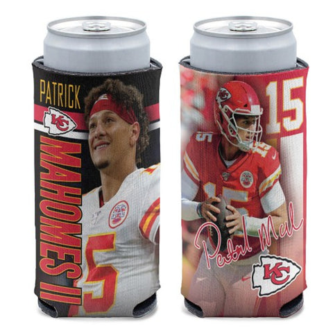 Kansas City Chiefs Can Cooler Slim Style Patrick Mahomes Design Special Order
