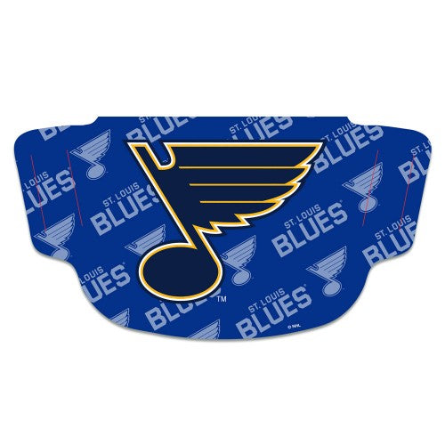 St. Louis Blues Face Mask Fan Gear Special Order 