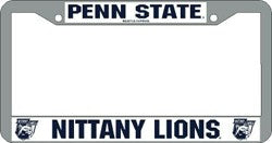 Penn State Nittany Lions License Plate Frame Chrome 