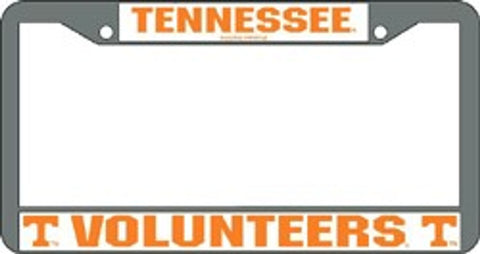Tennessee Volunteers License Plate Frame Chrome