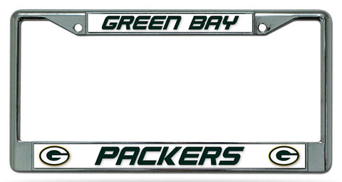 Green Bay Packers s License Plate Frame Chrome