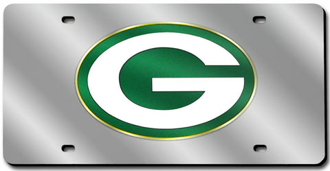 Green Bay Packers s License Plate Laser Cut Silver