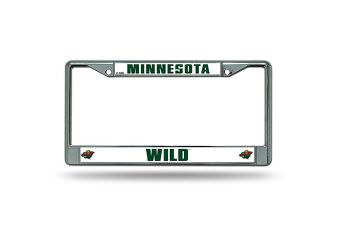 Minnesota Wild License Plate Frame Chrome Special Order 