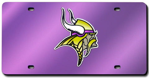 Minnesota Vikings Laser Cut Purple License Plate Special Order