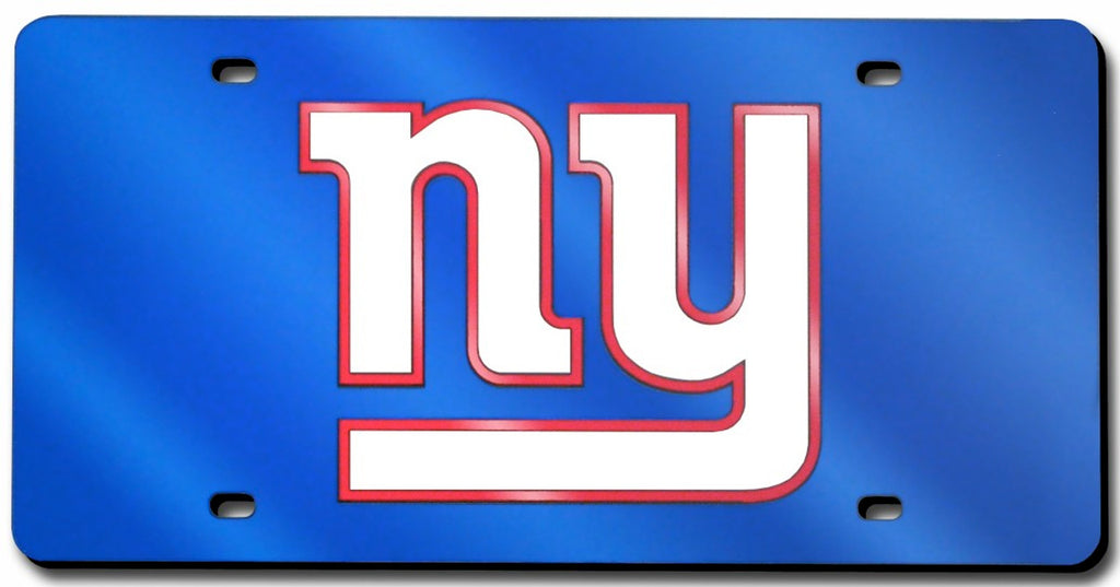 New York Giants License Plate Laser Cut