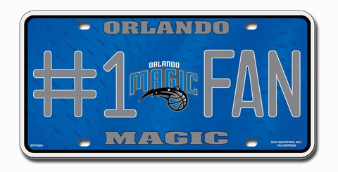 Orlando Magic License Plate #1 Fan Special Order