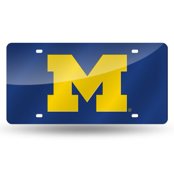 Michigan Wolverines License Plate Laser Cut Blue – Fan Shop HQ