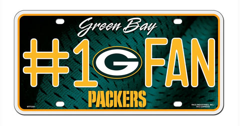 Green Bay Packers s License Plate #1 Fan