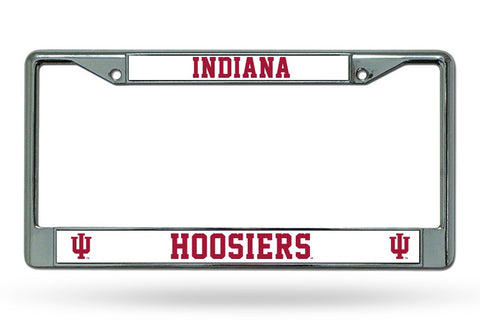 Indiana Hoosiers License Plate Frame Chrome