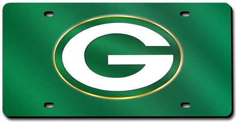 Green Bay Packers s License Plate Laser Cut Green