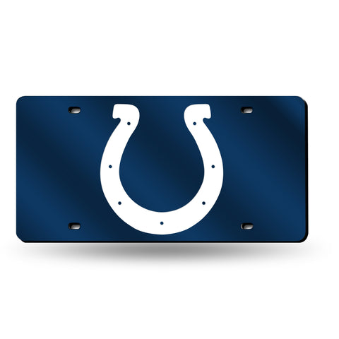 Indianapolis Colts License Plate Laser Cut Blue 