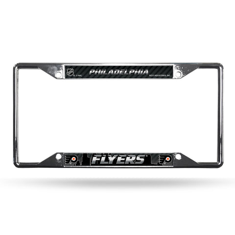 Philadelphia Flyers License Plate Frame Chrome EZ View Special Order