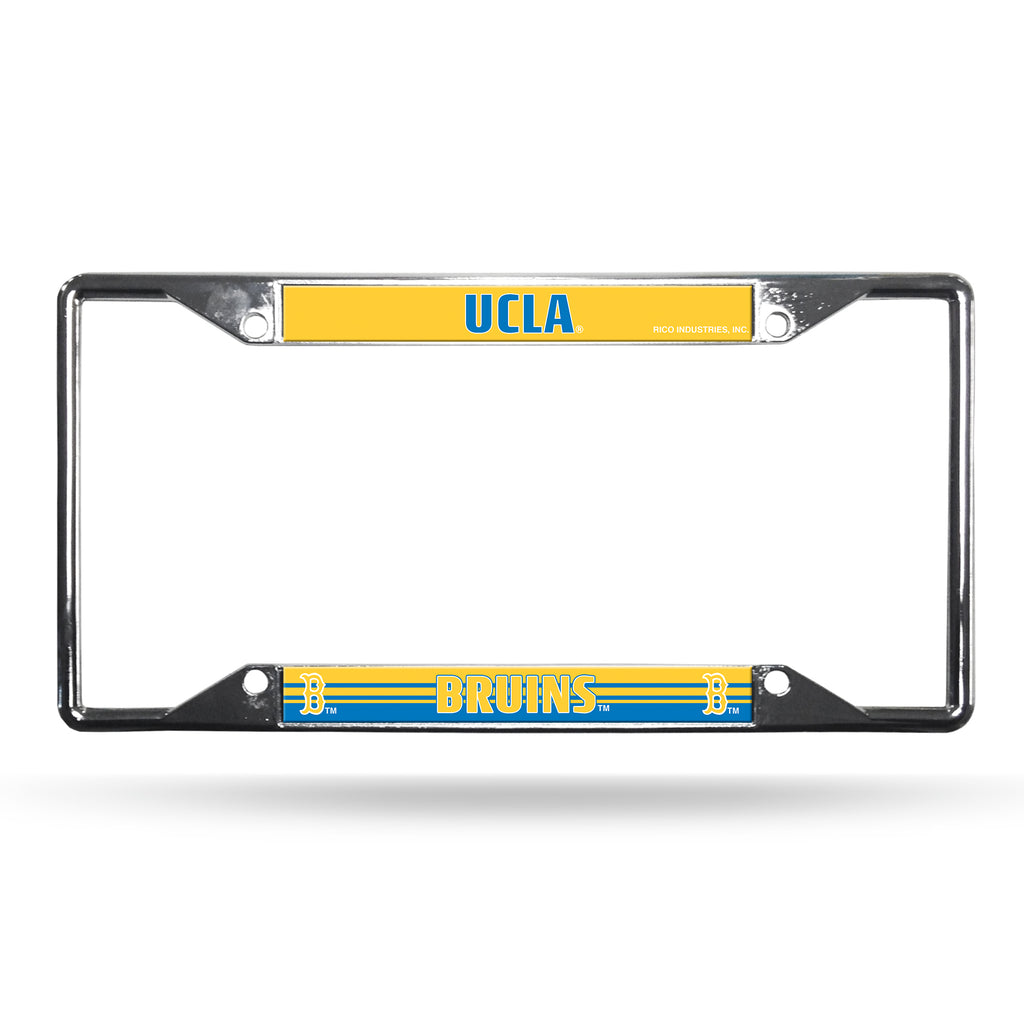 UCLA Bruins License Plate Frame Chrome EZ View 