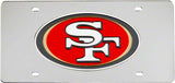 San Francisco 49ers License Plate Laser Cut