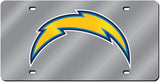 Los Angeles Chargers License Plate Laser Cut