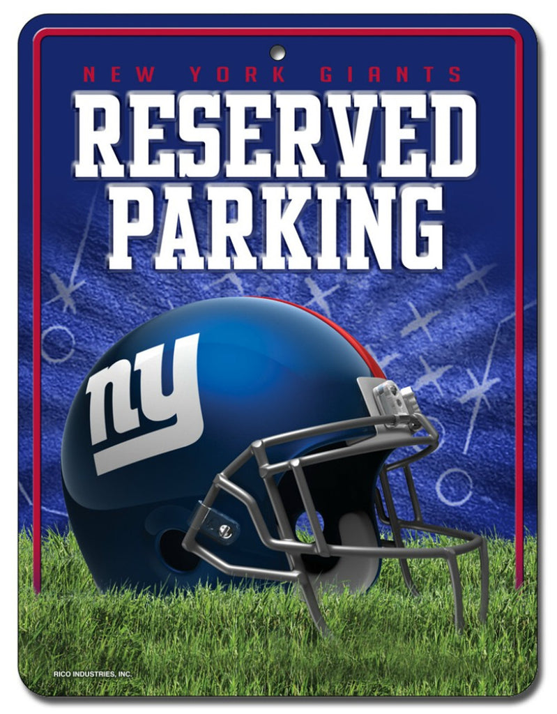 New York Giants Sign Metal Parking Special Order