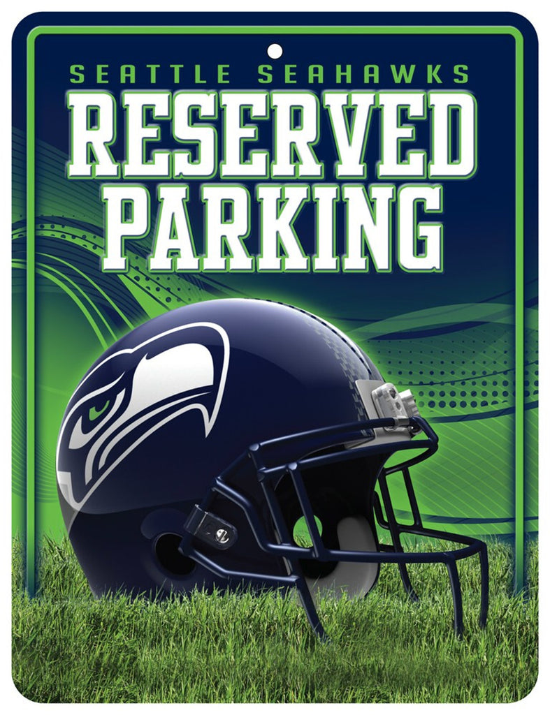 Seattle Seahawks Sign Metal Parking