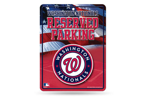 Washington Nationals Sign Metal Parking Special Order