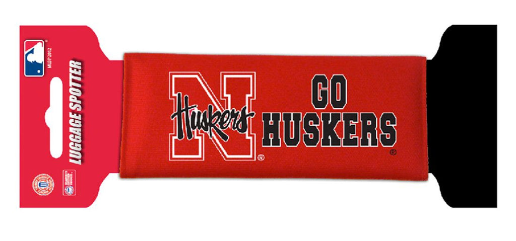 Nebraska Cornhuskers Single Luggage Spotter Script Logo