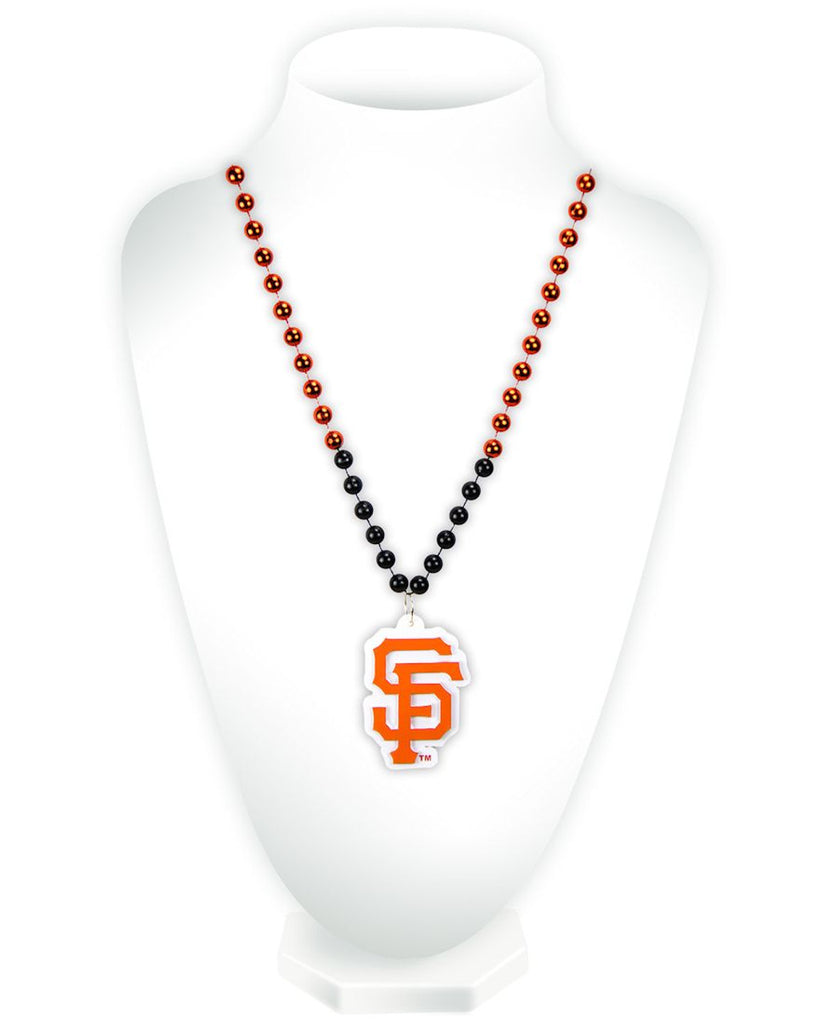 San Francisco Giants Beads with Medallion Mardi Gras Style Special Order