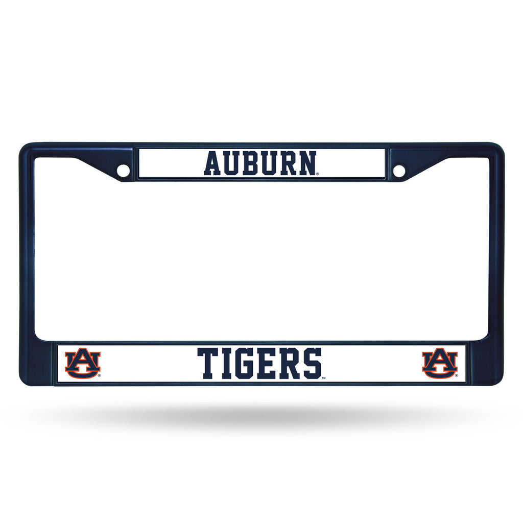 Auburn Tigers License Plate Frame Metal Navy Special Order