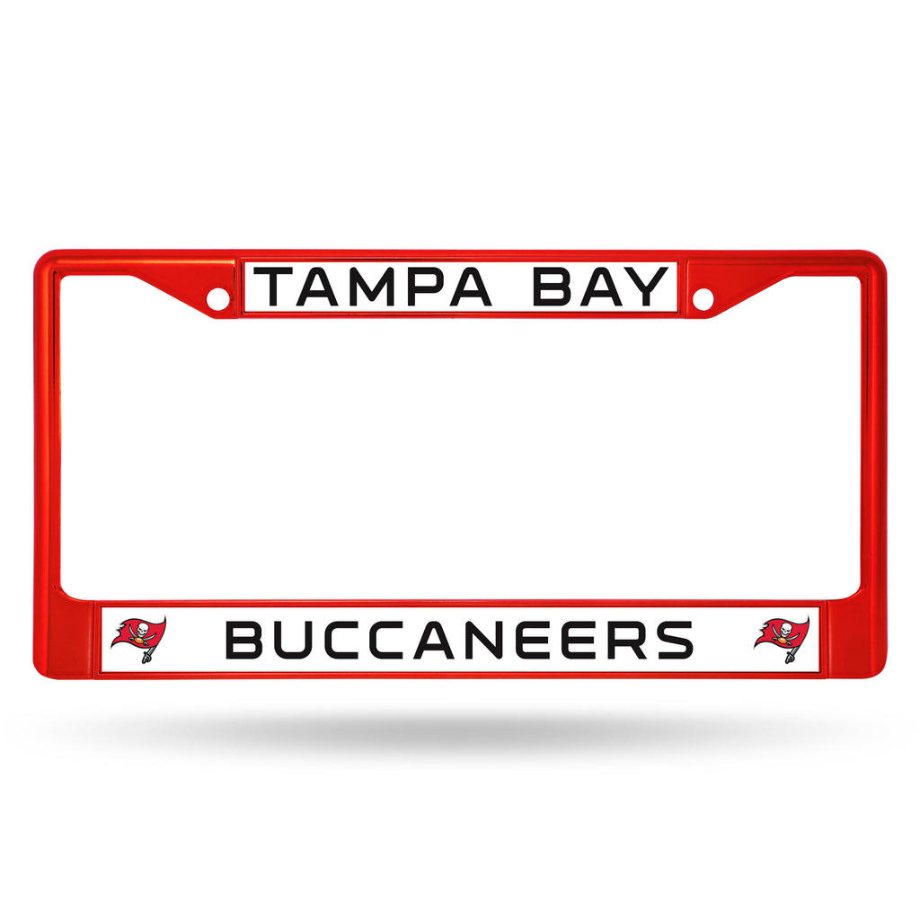 Tampa Bay Buccaneers License Plate Frame Metal Red Special Order 