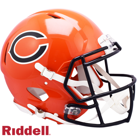 Chicago Bears Helmet Riddell Authentic Full Size Speed Style On Field Alternate Special Order