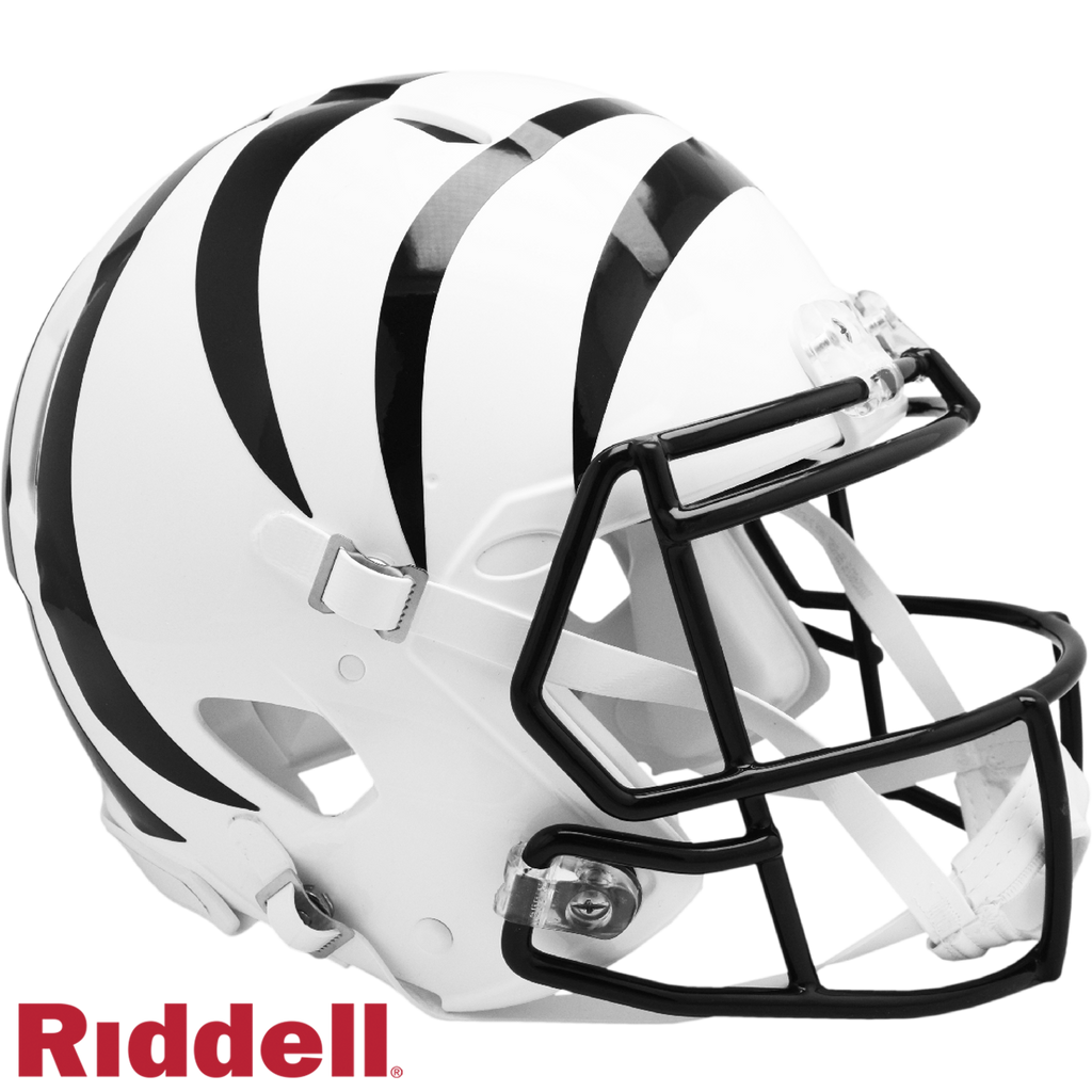 Cincinnati Bengals Helmet Riddell Authentic Full Size Speed Style On Field Alternate