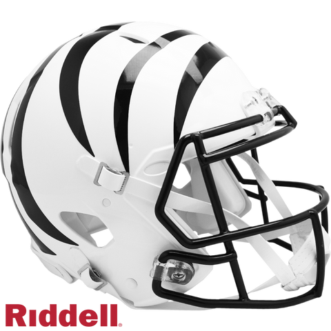 Cincinnati Bengals Helmet Riddell Authentic Full Size Speed Style On Field Alternate