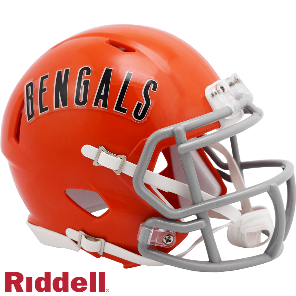 Cincinnati Bengals Helmet Riddell Replica Mini Speed Style 1968 1979 T/B