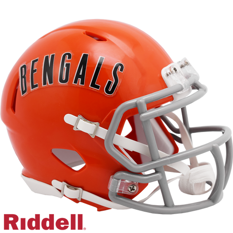 Cincinnati Bengals Helmet Riddell Replica Mini Speed Style 1968 1979 T/B