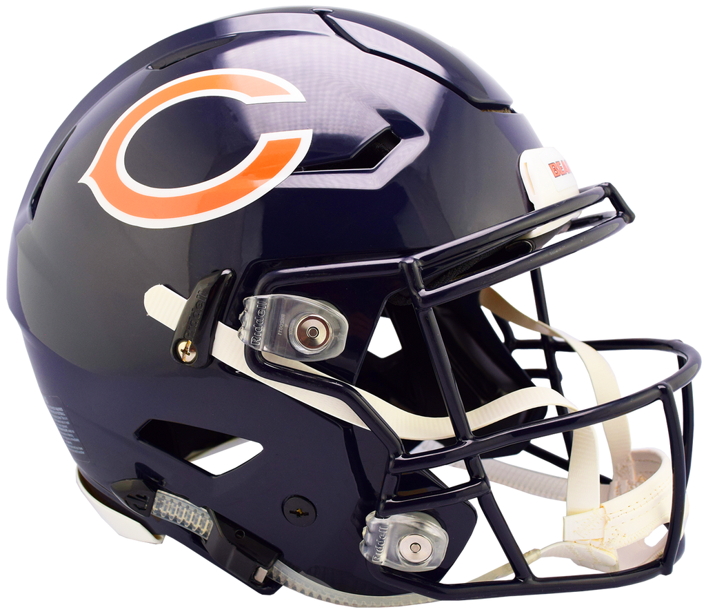 Chicago Bears Helmet Riddell Authentic Full Size SpeedFlex Style