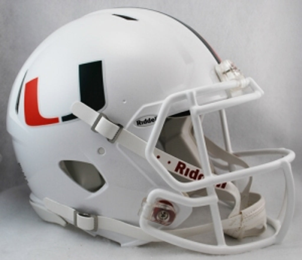 Miami Hurricanes Revolution Speed Pro Line Helmet Special Order