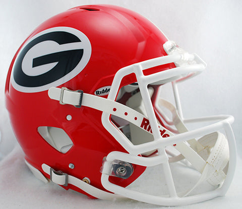 Georgia Bulldogs Revolution Speed Authentic Helmet 
