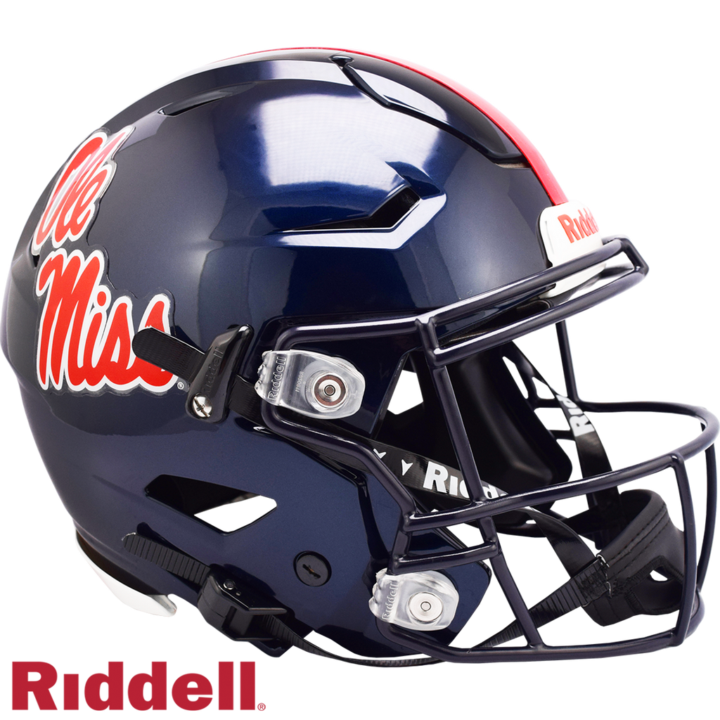 Ole Miss Rebels Helmet Riddell Authentic Full Size SpeedFlex Style