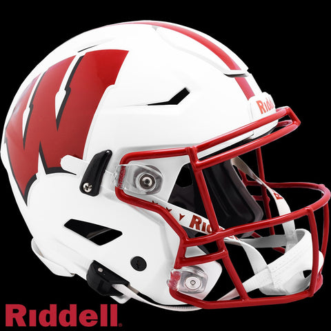 Wisconsin Badgers Helmet Riddell Authentic Full Size SpeedFlex Style Special Order