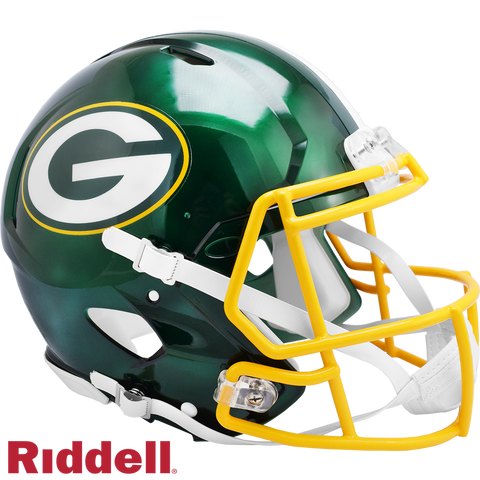 Green Bay Packers s Helmet Riddell Full Size Speed Style FLASH Alternate