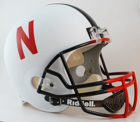 Nebraska Cornhuskers Riddell Deluxe Replica Helmet Alternate White