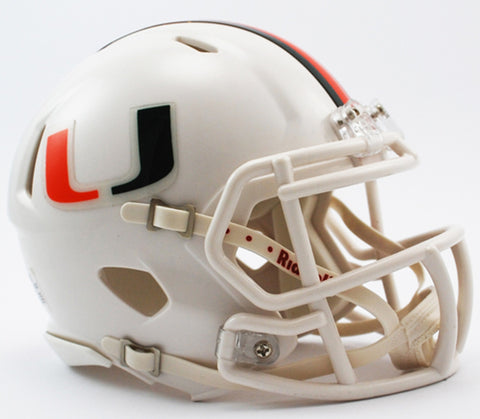 Miami Hurricanes Helmet Riddell Replica Mini Speed Style