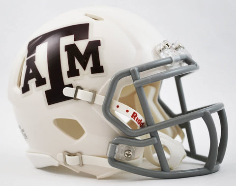 Texas A&M Aggies Speed Mini Helmet White Alternate Special Order