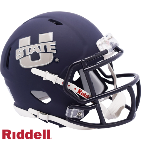 Utah State Aggies Helmet Riddell Replica Mini Speed Style