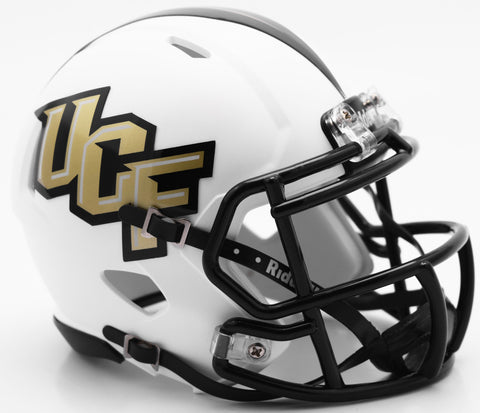 Central Florida Knights Helmet Riddell Replica Mini Speed Style Matte White Special Order