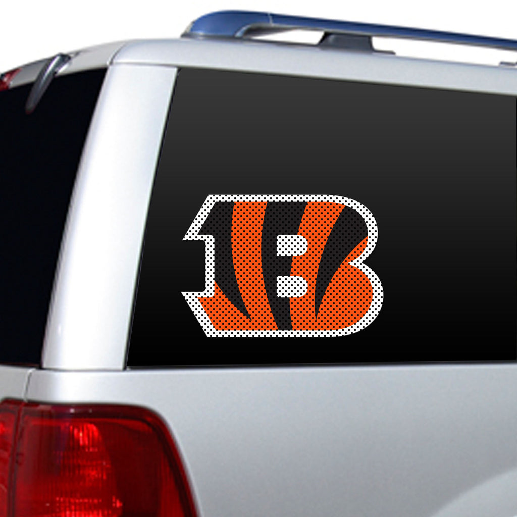 Cincinnati Bengals Window Film 12 Inch Die Cut CO