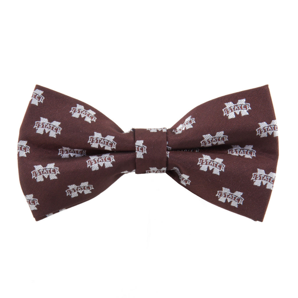  Mississippi State Bulldogs Repeat Style Bow Tie