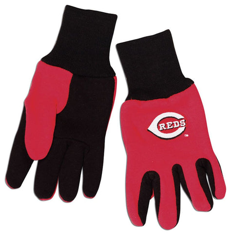 Cincinnati Reds Two Tone Gloves Youth Size Special Order