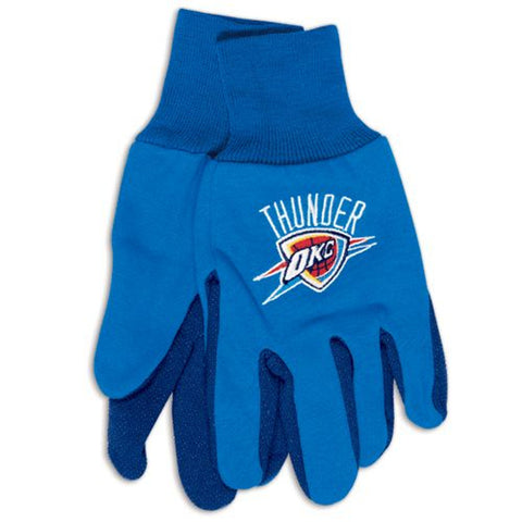 Oklahoma City Thunder Two Tone Gloves Adult Special Order
